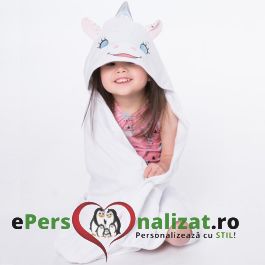 Prosop cu gluga Unicorn, personalizat | ePersonalizat.ro