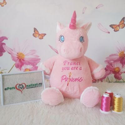 Unicorn personalizat pentru fetite
