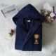 Halat bleumarin cu gluga, personalizat