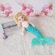 Papusa sirena personalizata prin broderie